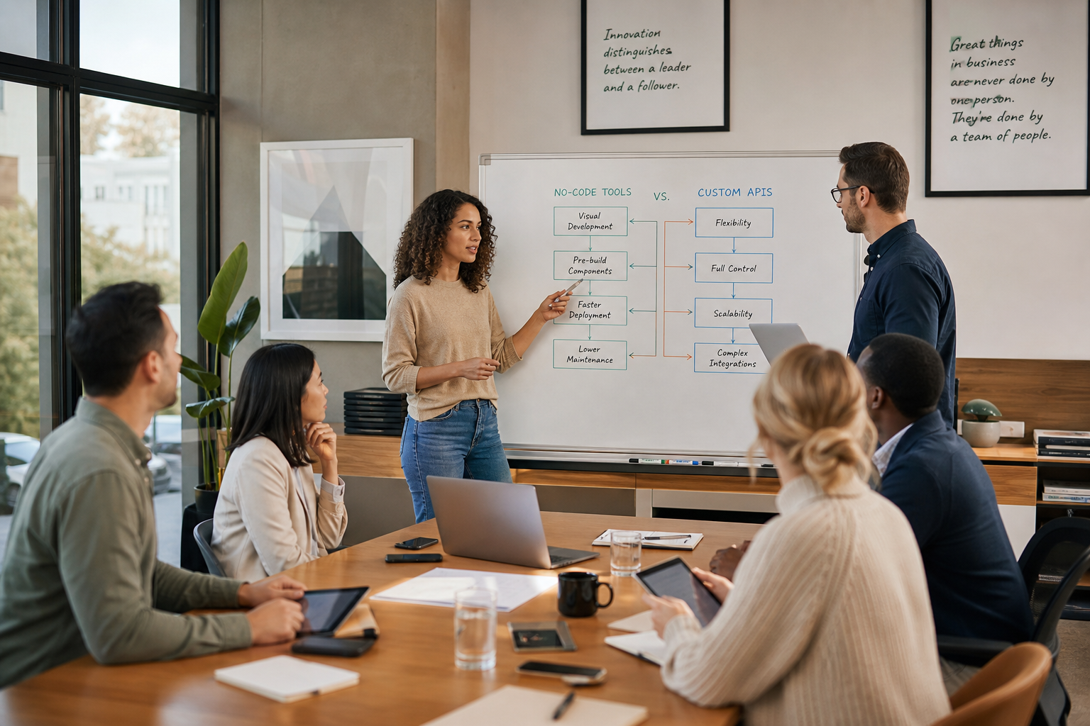 API métier vs no-code pour intégrer une PME : que choisir ?